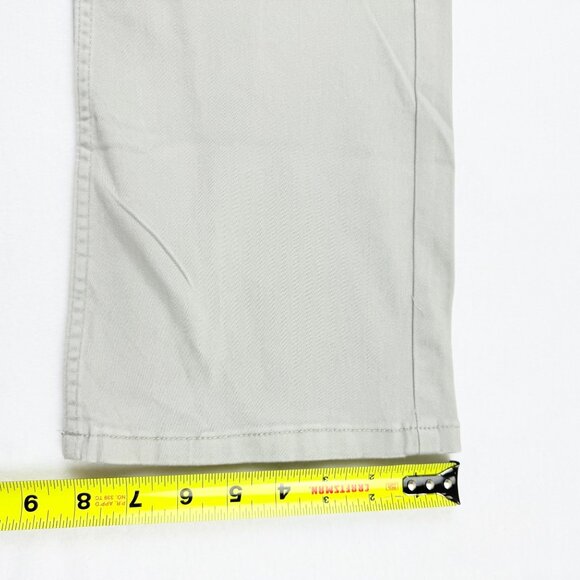 Elliot Mulryan Men's Stretch Flat Front Straight Leg Grey Chino Pants 38x32 NWT - Picture 11 of 12